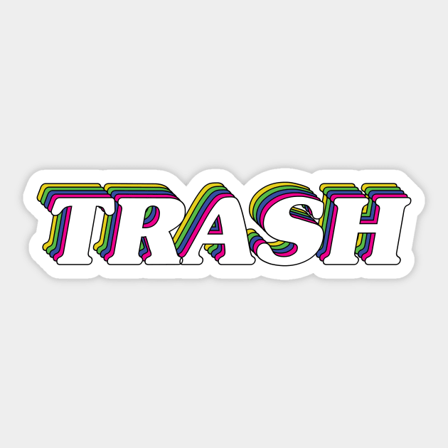 Trash Sticker by arlingjd